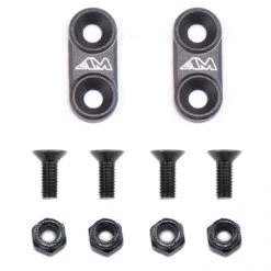 Arrowmax 1/10 OnRoad Alloy Wing Mounts Gray